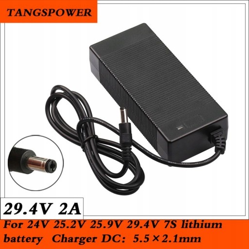 Adapter baterii litowej do roweru elektrycznego Wtyczka ładowania Roud