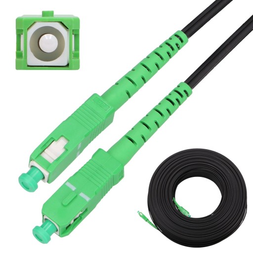 Patchcord SC/APC-SC/APC simplex SM 125m zewnętrzny