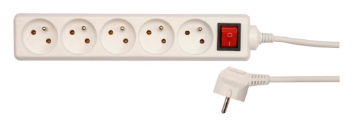PRZEDŁUŻACZ ELEKTRYCZNY 1,5M 5 GNIAZD UZIEMIENIE