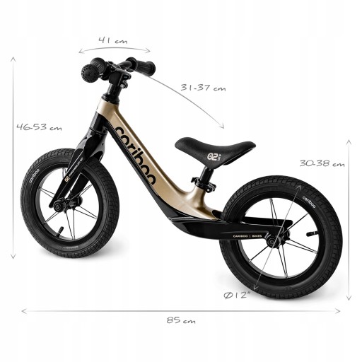 Rowerek biegowy CARIBOO MAGNESIUM AIR