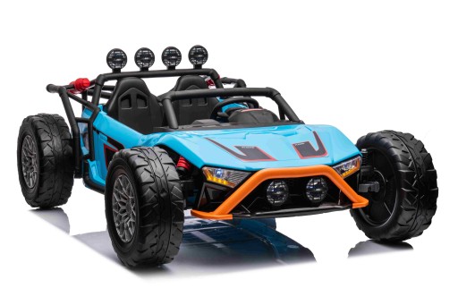 Buggy Racing 5 pojazd 2x200W niebieski na akumulator