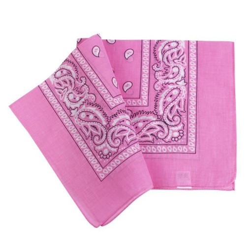 BANDAMKA BANDANA CHUSTKA CHUSTA APASZKA RÓŻOWA