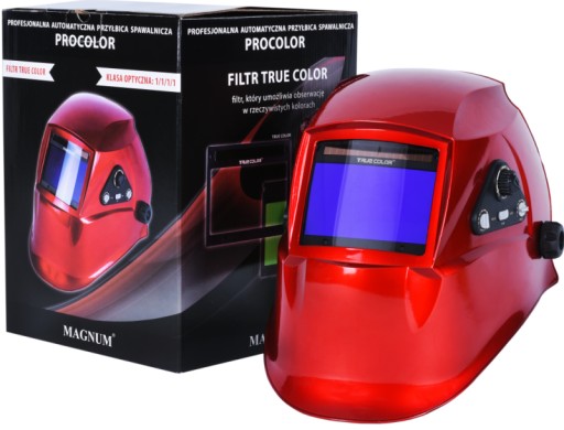 Przyłbica automatyczna Magnum PRO COLOR 4 sensory