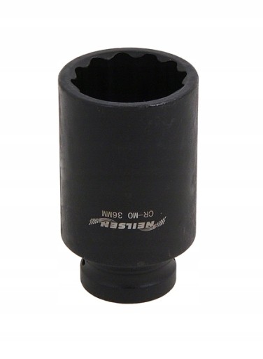 NASADKA UDAROWA DŁUGA 1/2'' 12KT. 36MM DO PIASTY