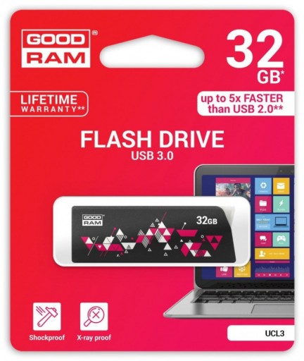 CL!CK 32GB USB 3.0 Czarny
