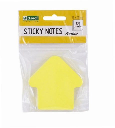 Notes samoprzylepny Kształty Strzałka D.RECT