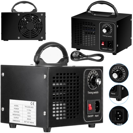 Generator Ozonu Ozonator 48G/H + Timer
