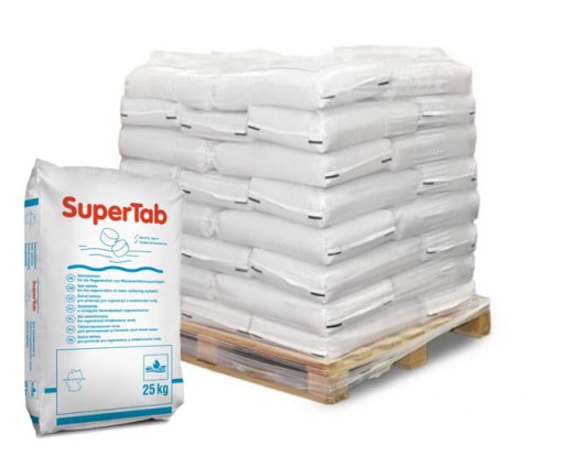 Sól w tabletkach, Tabletki solne SUPERTAB PÓŁPALETA 375KG