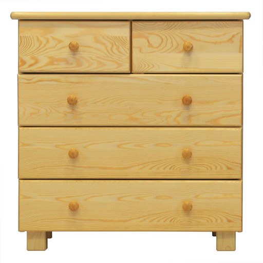KOMODA DREWNIANA SOSNOWA MODEL 5 S kolory MAGNAT