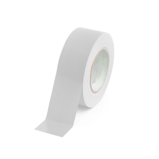 Taśma ostrzegawcza wzmocniona biała 50 mm