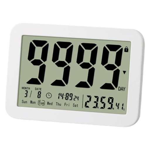 Digital Countdown Days Timer Clock 9999-Days Count Down Days Timer with