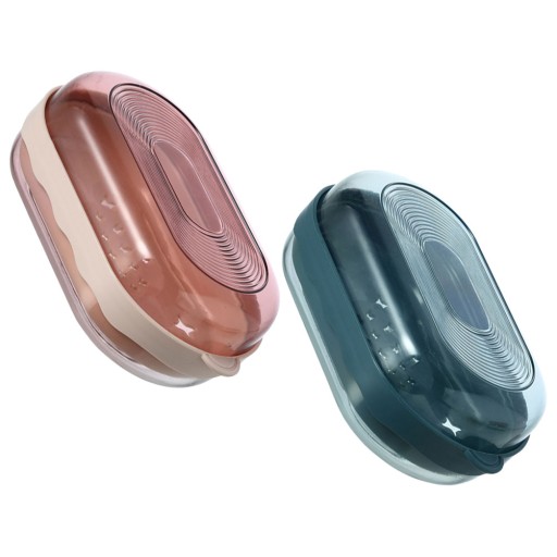 2PCS SOAP BOX HOLDER SOAP DISH SOAP CONTAINER