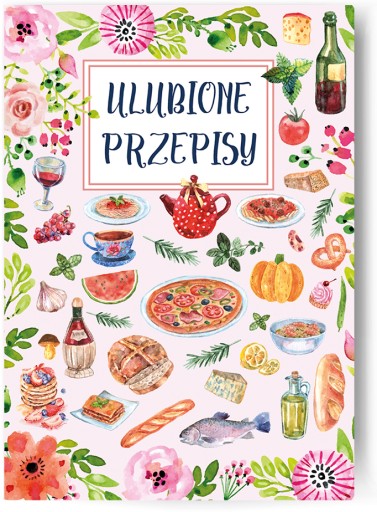 Przepiśnik Zeszyt Kulinarny Notes do przepisów A4