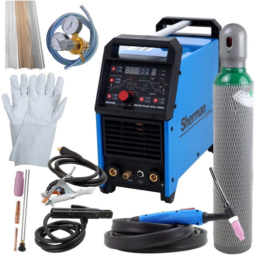 Spawarka inwertorowa TIG Sherman 200 AC/DC PULS