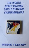 Mistrzostwa w Łyżwiarstwie Warszawa 1997 odznaka
