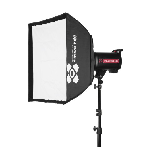 Quadralite softbox prostokątny 60x60cm z dyfuzorem mocowanie Bowens