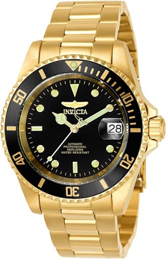 Złoty zegarek unisex Invicta 8929OB Pro Diver 40mm
