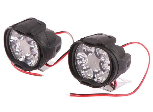 LAMPA MOTOCYKLOWA ROBOCZA HALOGEN MOTOCYKL QUAD MOTOR 6x LED 2szt