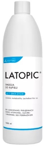 LATOPIC Emulsja do kąpieli 1000ml AZS SKÓRA SUCHA