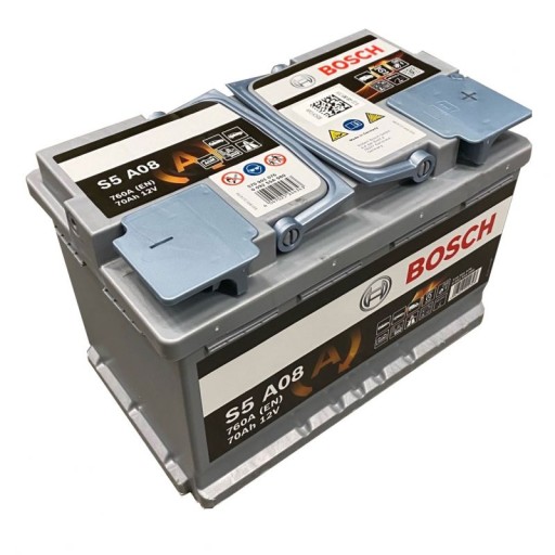 Akumulator BOSCH AGM Start-Stop 70Ah 760A S5 A080
