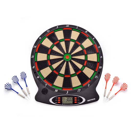 Tarcza elektroniczna dart +6 rzutek tablica d/DART