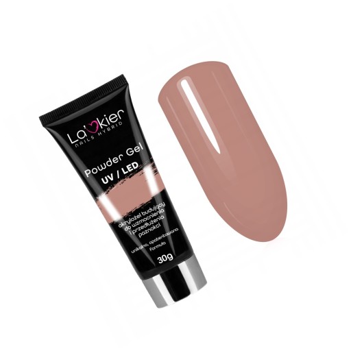 Akrylożel Powder Gel La'kier 30ml paznokcie BROWN