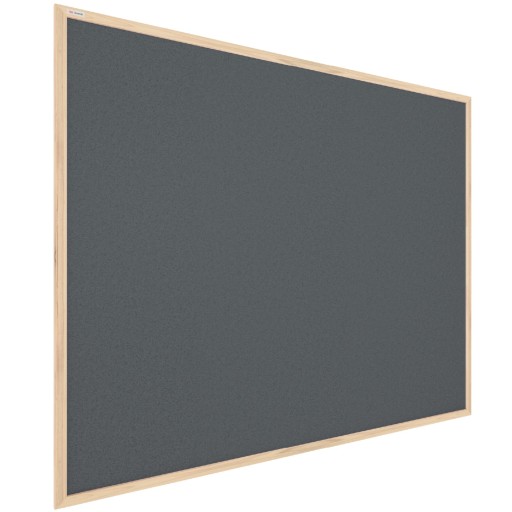 Tablica korkowa szary korek 100x80 rama drewniana