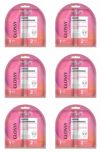 MARION ZABIEG LAMINOWANIA DO WŁOSÓW 6x20ML