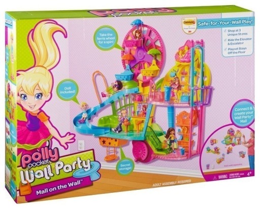 POLLY POCKET na scianie CENTRUM HANDLOWE