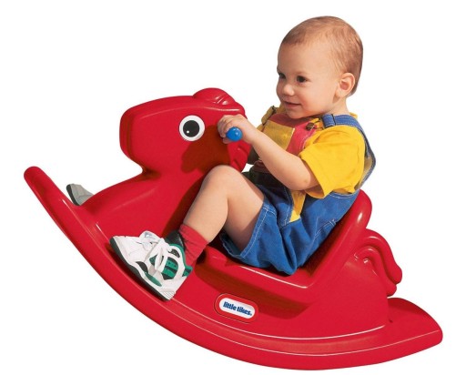 LITTLE TIKES ROCKING HORSE KONIK NA BIEGUNACH 116704 CZERWONY