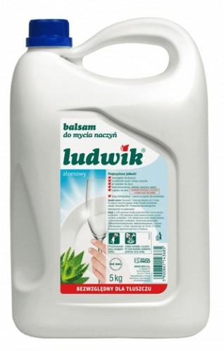 Płyn do mycia naczyń 5 litrów LUDWIK aloes