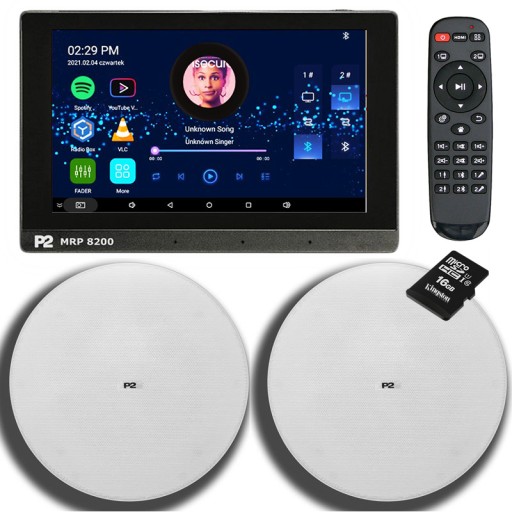 DEXON RADIO INTERNETOWE PODTYNKOWE Z BLUETOOTH SD