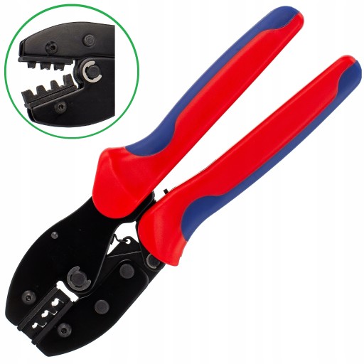 ZACISKARKA DO ZŁĄCZ MC4 KABLI 2,5-6mm PRASKA SOLAR