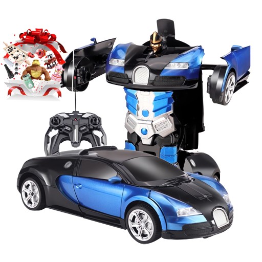 STEROWANY ZDALNIE ROBOT SAMOCHÓD 2W1 RC AUTOBOT+Prezenty dla dzieci