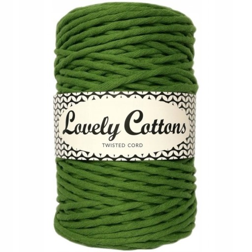 Sznurek bawełniany skręc Lovely Cotton 3mm Awokado