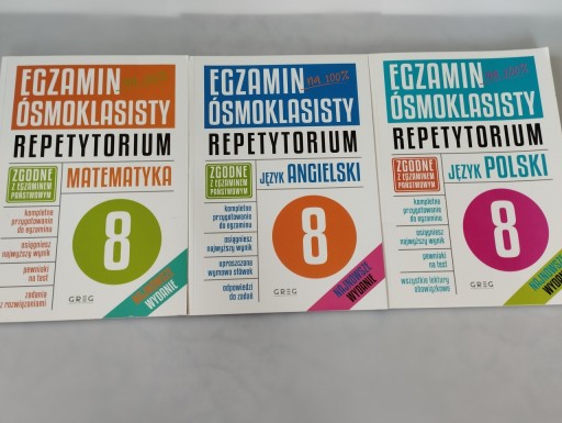 Egzamin ósmoklasisty Polski Angielski Matematyka 3
