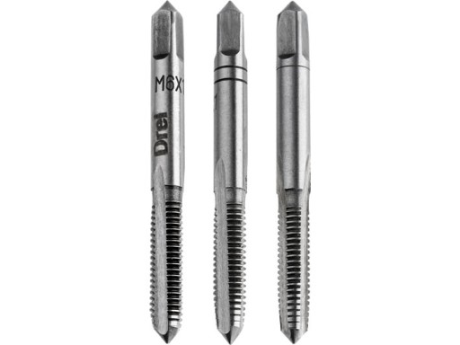 GWINTOWNIK M6 x 1mm ZESTAW 3 SZT