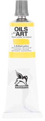 Farba olejna Oil for Art 60ml 3. Żółta brylantowa