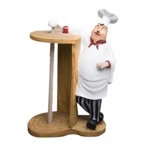 Fityle Tabletop Chef Uchwyt na papier w rolce Deko