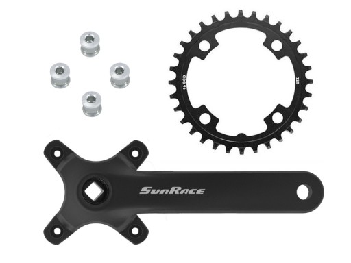 Korba Sunrace FCM800 1x + zębatka 32t narrow wide