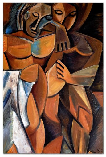 Obraz ręcznie malowany Pablo Picasso Przyjaźń 60x90
