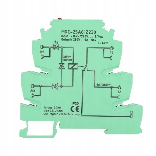 CQ MRC-25A61Z230 PLC interfejs styku elektromagnet