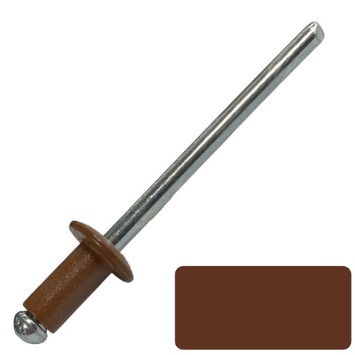 NITY ZRYWALNE 4X8mm - KOLOR RAL8007 - 100 SZTUK