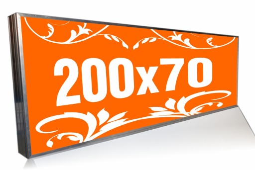 KASETON REKLAMOWY 200x70 LED