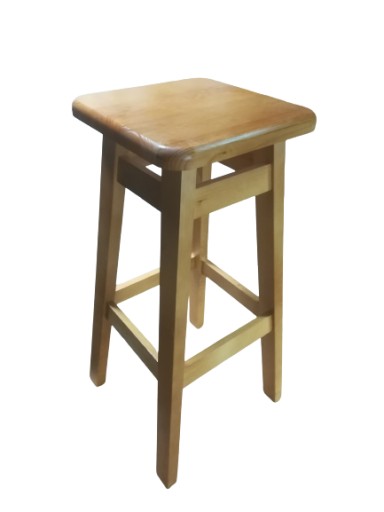 TABORET stołek drewniany 60 hoker barowy dąb