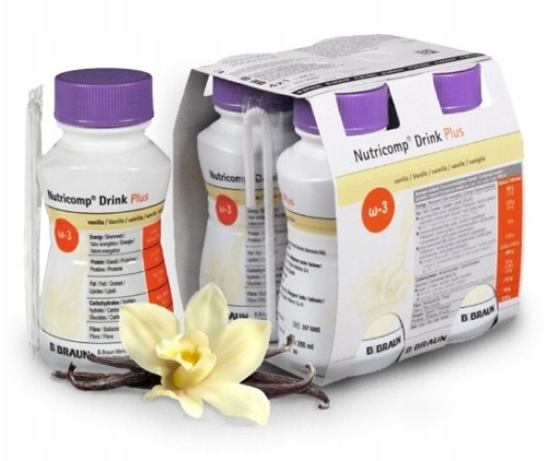 NUTRI Comp DRINK 4x 200ml PROTEINY sm. waniliowy