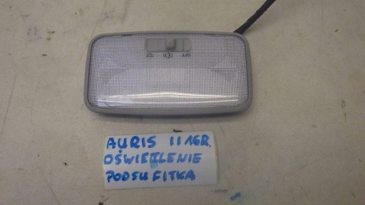 LAMPKA OŚWIETLENIE WNĘTRZA TOYOTA AURIS II LIFT