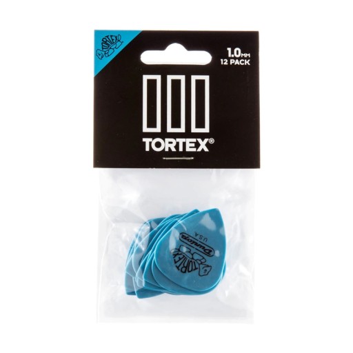 DUNLOP TORTEX III - 1,0mm kostka gitarowa 12 szt