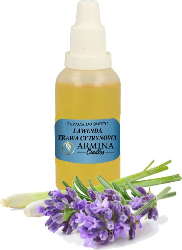 ZAPACH DO ŚWIEC PARAFINY CYTRYNA LAWENDA 30 ML