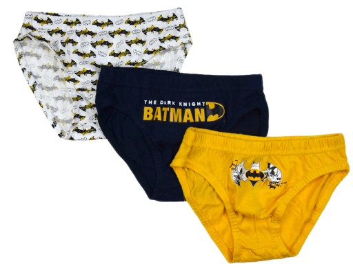 3-PACK SLIPY MAJTKI CHŁOPIĘCE BATMAN 116/122